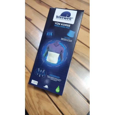 BLUEWELL YÜN KORSE BEL SIRT STANDART MEDİKAL KORSE BLUEWELL YÜN KORSE BEL SIRT STANDART MEDİKAL KORSE