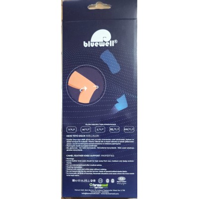 BLUEWELL DEVE TÜYÜ DİZLİK KORSE STANDART MEDİKAL KORSE BLUEWELL DEVE TÜYÜ DİZLİK KORSE STANDART MEDİKAL KORSE