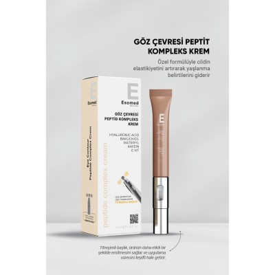 Göz Çevresi Kırışıklık Ve İnce Çizgi Karşıtı Masaj Başlıklı Peptid Kompleks Krem 15 Ml