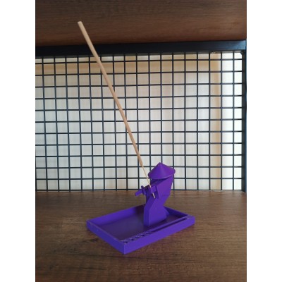3D SAMURAİ TÜTSÜLÜK 20 ADET ÇUBUK TÜTSÜ HEDİYE GENİŞ TEPSİ