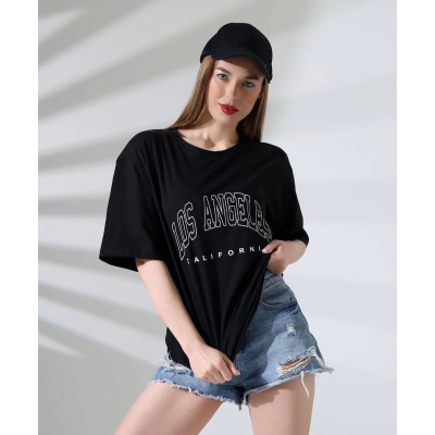 Angeles baskılı tişört