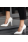 Hillar Beyaz Cilt Stiletto Ayakkabı