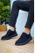 KB-003 Kuback Siyah Süet Siyah Taban Bağcıklı  Günlük Erkek  Ayakkabı