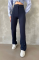 Önü cumalı ithal krep pantolon