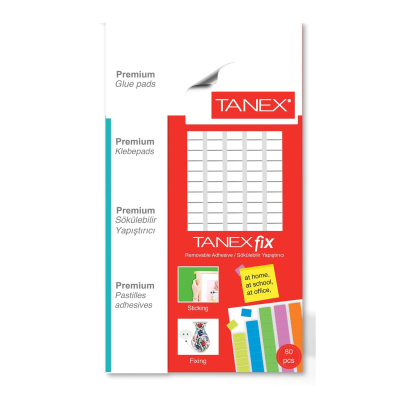 Tanex Fix Sökülebilir Hamur Yapıştırıcı 50 Gram Beyaz Tanex Fix Sökülebilir Hamur Yapıştırıcı 50 Gram Beyaz