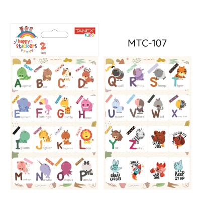 Tanex Mtc-107 Öğretici İlkokul Harf Etiketi Tanex Mtc-107 Öğretici İlkokul Harf Etiketi