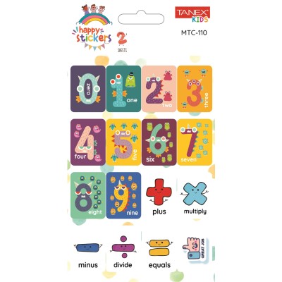 Tanex Mtc-110 Öğretici İlkokul Rakam Etiketi Tanex Mtc-110 Öğretici İlkokul Rakam Etiketi