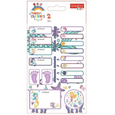 Tanex Tnx-216 İlkokul İsim-Soyisim Etiketi 2 Li Paket Tanex Tnx-216 İlkokul İsim-Soyisim Etiketi 2 Li Paket