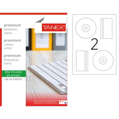Tanex TW-2117 Laser Etiket 100 Lü Paket Tanex TW-2117 Laser Etiket 100 Lü Paket