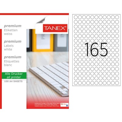 Tanex TW-2215 15 mm Laser Etiket Tanex TW-2215 15 mm Laser Etiket