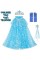 Frozen Elsa Pelerin Taç Asa ve Eldiven Seti 80 cm Frozen Elsa Pelerin Taç Asa ve Eldiven Seti 80 cm