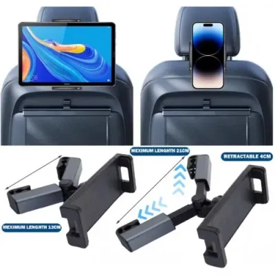 Koltuk Arkası Ayarlanabilir Tablet Telefon Tutucu Koltuk Arkası Ayarlanabilir Tablet Telefon Tutucu