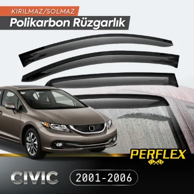 Perflex Polikarbon Kırılmaz Rüzgarlık V2 Mugen Honda Civic 2012-2016 Perflex Polikarbon Kırılmaz Rüzgarlık V2 Mugen Honda Civic 2012-2016