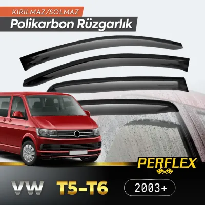 Perflex Polikarbon Kırılmaz Rüzgarlık V2 Mugen VW T5/T6 4'LÜ 2003+ Perflex Polikarbon Kırılmaz Rüzgarlık V2 Mugen VW T5/T6 4'LÜ 2003+