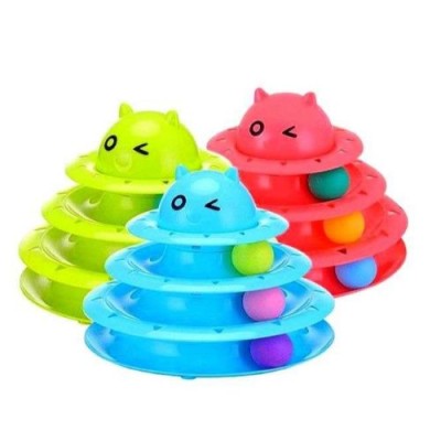 3 Katlı Kedi Oyuncağı Turntable Cat Toy 3 Katlı Kedi Oyuncağı Turntable Cat Toy