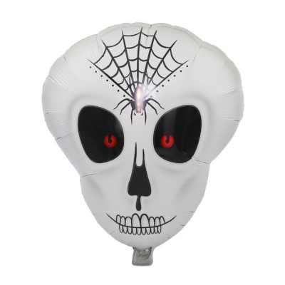 Örümcek Ağ Desenli İskelet Folyo Balon Örümcek Ağ Desenli İskelet Folyo Balon