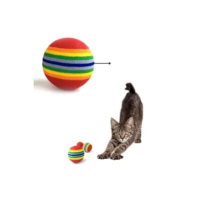 Sünger Kedi Köpek Çiğneme Ve Oyun Topu 4 Adet Sünger Kedi Köpek Çiğneme Ve Oyun Topu 4 Adet