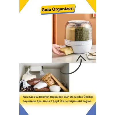 Dönebilen Kuru Gıda Ve Bakliyat Organizeri Dönebilen Kuru Gıda Ve Bakliyat Organizeri