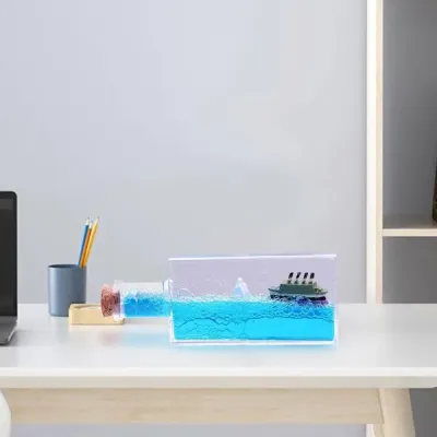 Batmayan Gemi Şişe Akvaryum Batmayan Gemi Şişe Akvaryum