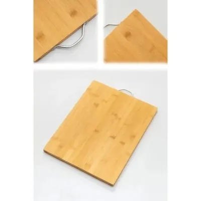 Metal Saplı Bambu Kesim Panosu Metal Saplı Bambu Kesim Panosu