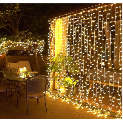 Perde Led Sarı Işık 3 x 3 Perde Led Sarı Işık 3 x 3
