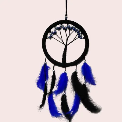 Mavi İncili Hayat Ağacı Dream Catcher Mavi İncili Hayat Ağacı Dream Catcher