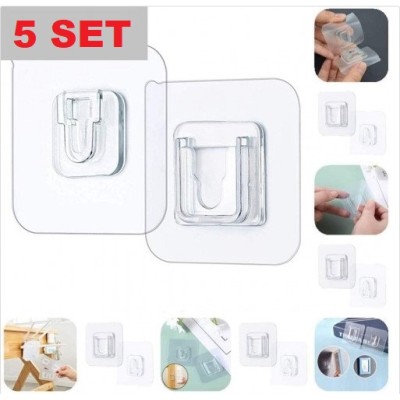 Geçmeli Klips Eşya Sabitleme Askısı 5 Set Geçmeli Klips Eşya Sabitleme Askısı 5 Set