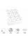 DecoHandy Pvc Duvar Karosu 30x30cm 4'lü Paket - Siyah Daire Geometrik Desen 0,36m2 DecoHandy Pvc Duvar Karosu 30x30cm 4'lü Paket - Siyah Daire Geometrik Desen 0,36m2