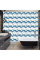Decohandy 30x30 Cm Pvc Duvar Karosu 4'lü Paket - Mavi Desen Decohandy 30x30 Cm Pvc Duvar Karosu 4'lü Paket - Mavi Desen