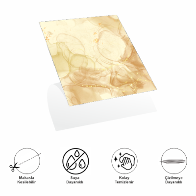 Decohandy 30x30 Cm Pvc Duvar Karosu 4'Lü Paket - Sarı Mermer Decohandy 30x30 Cm Pvc Duvar Karosu 4'Lü Paket - Sarı Mermer