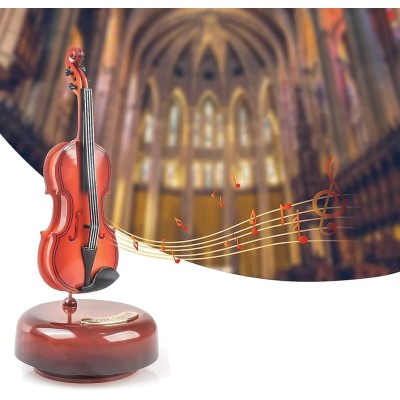 Hareketli Violin Müzik Kutusu Hareketli Violin Müzik Kutusu