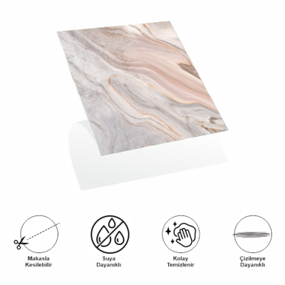 Decohandy 30x30 Cm Pvc Duvar Karosu 4'Lü Paket - Antik Mermer Decohandy 30x30 Cm Pvc Duvar Karosu 4'Lü Paket - Antik Mermer