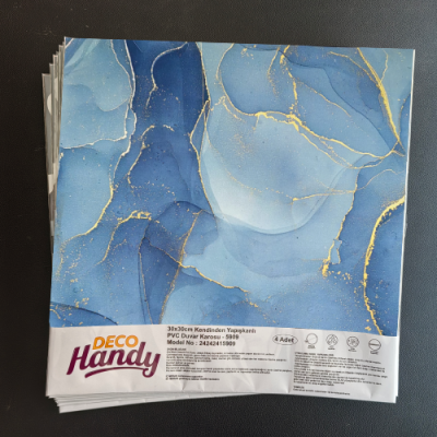 Decohandy 30x30 Cm Pvc Duvar Karosu 4'Lü Paket - Okyanus Mermer Decohandy 30x30 Cm Pvc Duvar Karosu 4'Lü Paket - Okyanus Mermer