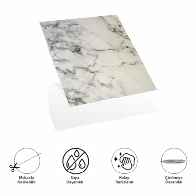 Decohandy 30x30 Cm Pvc Duvar Karosu 4'Lü Paket - Siyah Beyaz Mermer Decohandy 30x30 Cm Pvc Duvar Karosu 4'Lü Paket - Siyah Beyaz Mermer