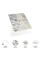 Decohandy 30x30 Cm Pvc Duvar Karosu 4'Lü Paket - Siyah Beyaz Mermer Decohandy 30x30 Cm Pvc Duvar Karosu 4'Lü Paket - Siyah Beyaz Mermer