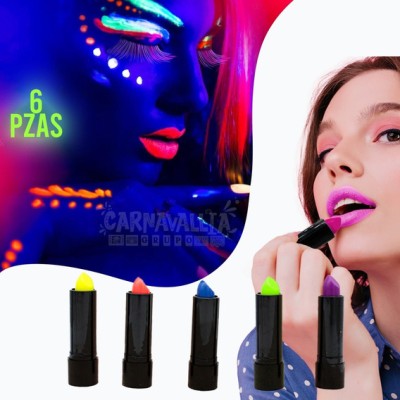 Karanlıkta Parlayan Neon Ruj Seti Karanlıkta Parlayan Neon Ruj Seti
