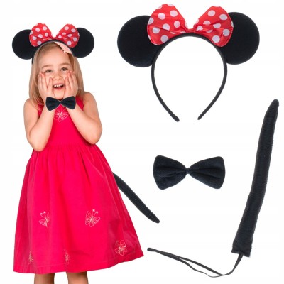 Minnie Mouse Taç Kuyruk Papyon Gösteri Seti Minnie Mouse Taç Kuyruk Papyon Gösteri Seti