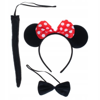 Minnie Mouse Taç Kuyruk Papyon Gösteri Seti Minnie Mouse Taç Kuyruk Papyon Gösteri Seti