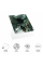DecoHandy Pvc Duvar Karosu 30x30cm 4'Lü Paket - Zümrüt 0,36m2 DecoHandy Pvc Duvar Karosu 30x30cm 4'Lü Paket - Zümrüt 0,36m2