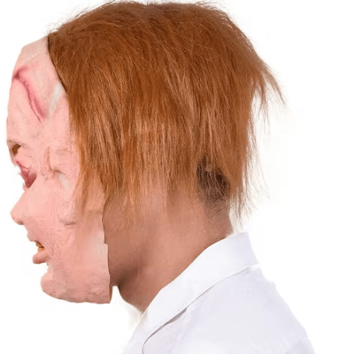 Chucky Saçlı Lateks Maske Chucky Saçlı Lateks Maske