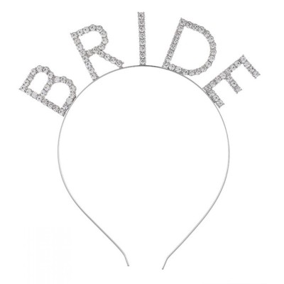 Bekarlığa Veda Kristal Taşlı Gümüş Bride Tacı Bekarlığa Veda Kristal Taşlı Gümüş Bride Tacı
