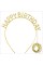 Altın Gold Renk Kristal Taşlı Parlak Happy Birthday Taç Altın Gold Renk Kristal Taşlı Parlak Happy Birthday Taç