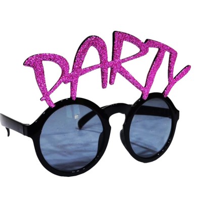 Party Yazılı Fuşya Renk Parti Gözlüğü Party Yazılı Fuşya Renk Parti Gözlüğü