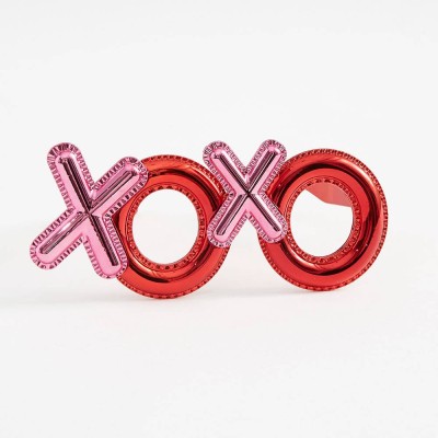Kırmızı Renk Xoxo Yazılı Parti Gözlüğü Kırmızı Renk Xoxo Yazılı Parti Gözlüğü