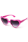 Pembe Kalp Taşlı Parti Gözlüğü Pembe Kalp Taşlı Parti Gözlüğü