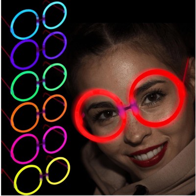 Glow Stick Yuvarlak Gözlük 12 Adet Glow Stick Yuvarlak Gözlük 12 Adet