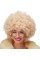 Altın Renk Kıvırcık Afro Parti Peruğu Altın Renk Kıvırcık Afro Parti Peruğu