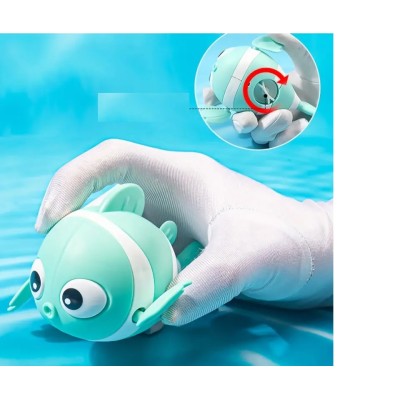 Kurmalı Balık Bebek Banyo Oyuncağı Kurmalı Balık Bebek Banyo Oyuncağı