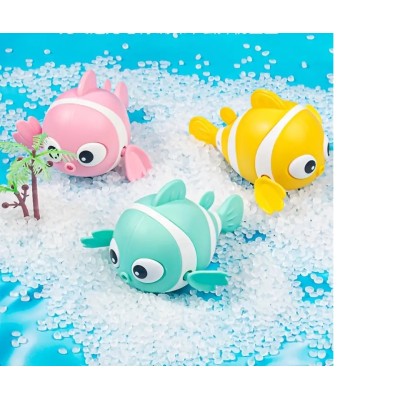 Kurmalı Balık Bebek Banyo Oyuncağı Kurmalı Balık Bebek Banyo Oyuncağı