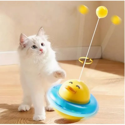 UFO Şekilli Ördek Kedi Oyuncağı UFO Şekilli Ördek Kedi Oyuncağı